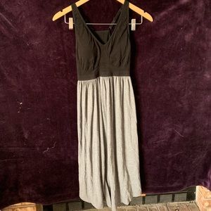 Comfy grey and black dress